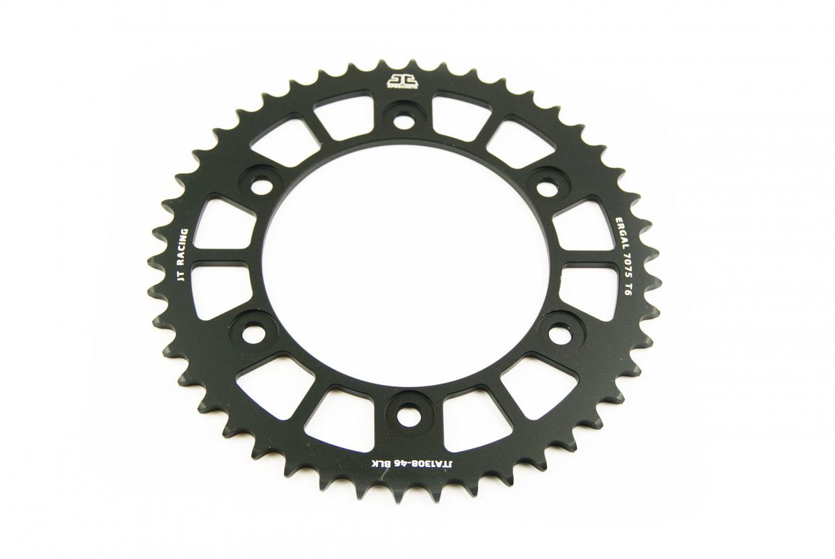 REAR SPROCKET ALLOY JTA1308.46BLK, CHAIN CONVERSION 520 JT RACELITE, HONDA ROAD JTR1308