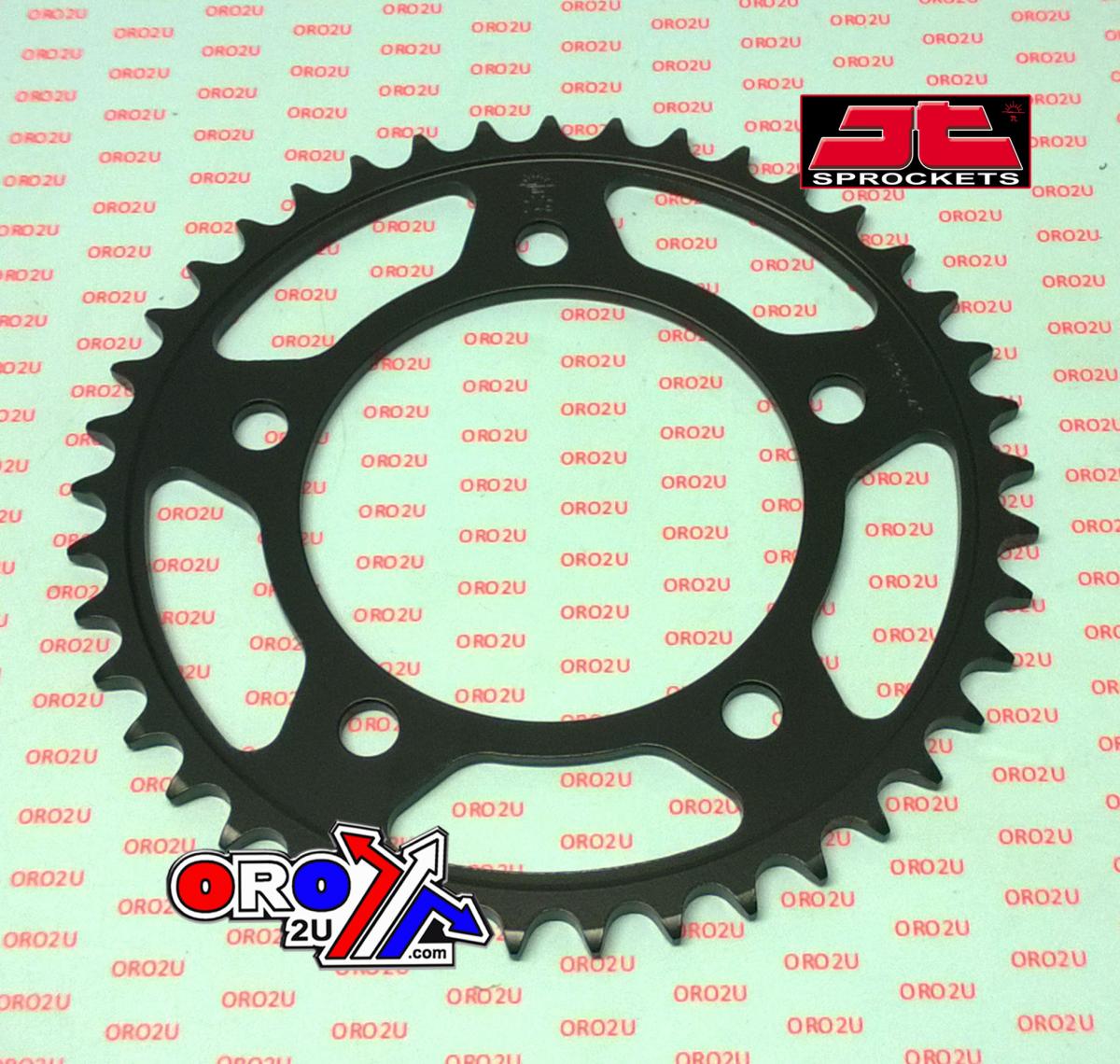 REAR SPROCKET JTR1316.41 BLACK STEEL, HONDA ROAD