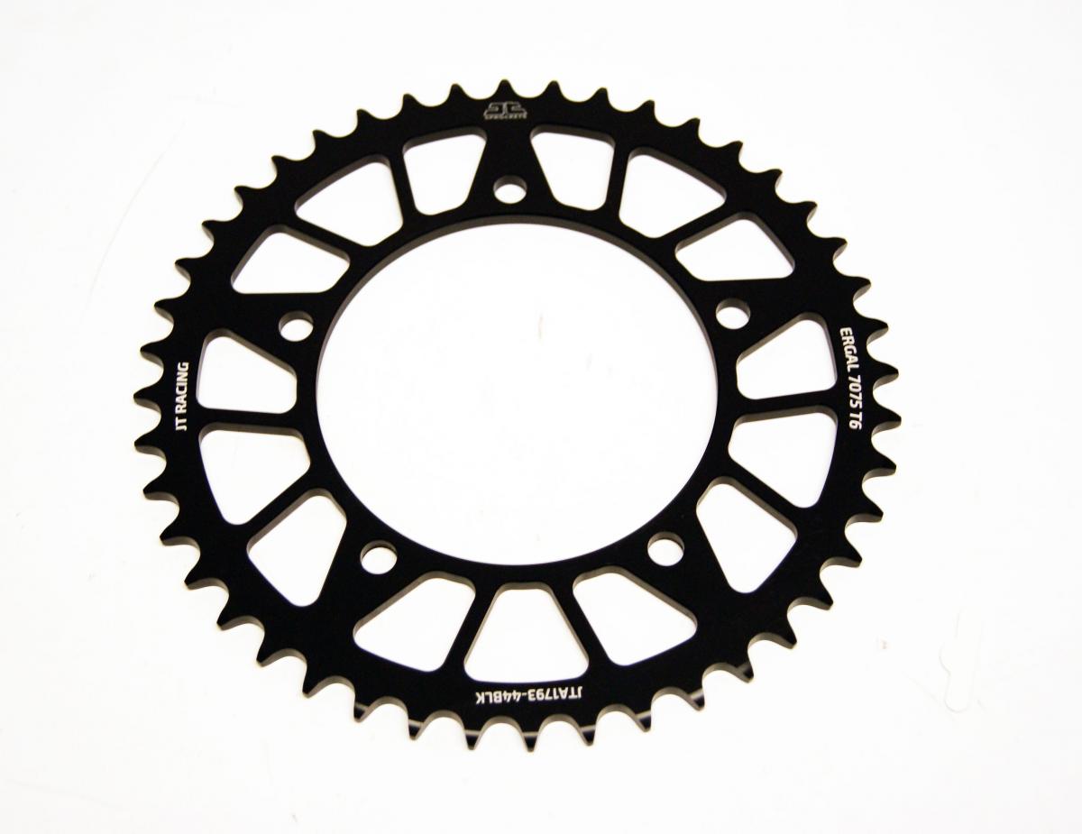 REAR SPROCKET ALLOY JTA1793.44BLK, JT RACELITE 7075 T6, CHAIN CONVERSION 520