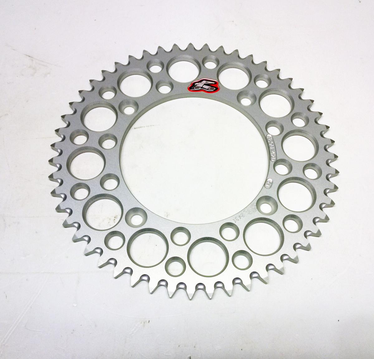 REAR SPROCKET ALLOY RENTHAL, ULTRALITE 189U-420-51GRSI SILVER