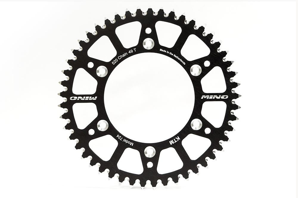 MINO REAR SPROCKET ALLOY BLACK 215, 25-589-420-55