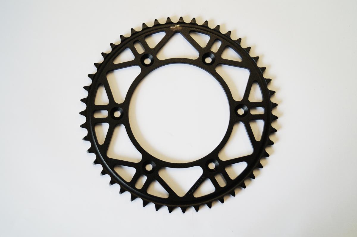REAR SPROCKET VERTEX STEEL 210, VERTEX 892-210CBK48, BLACK, C45 STEEL