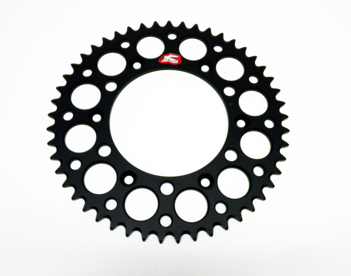 REAR SPROCKET ALLOY RENTHAL, ULTRALITE 154U-520-49GRBK BLACK