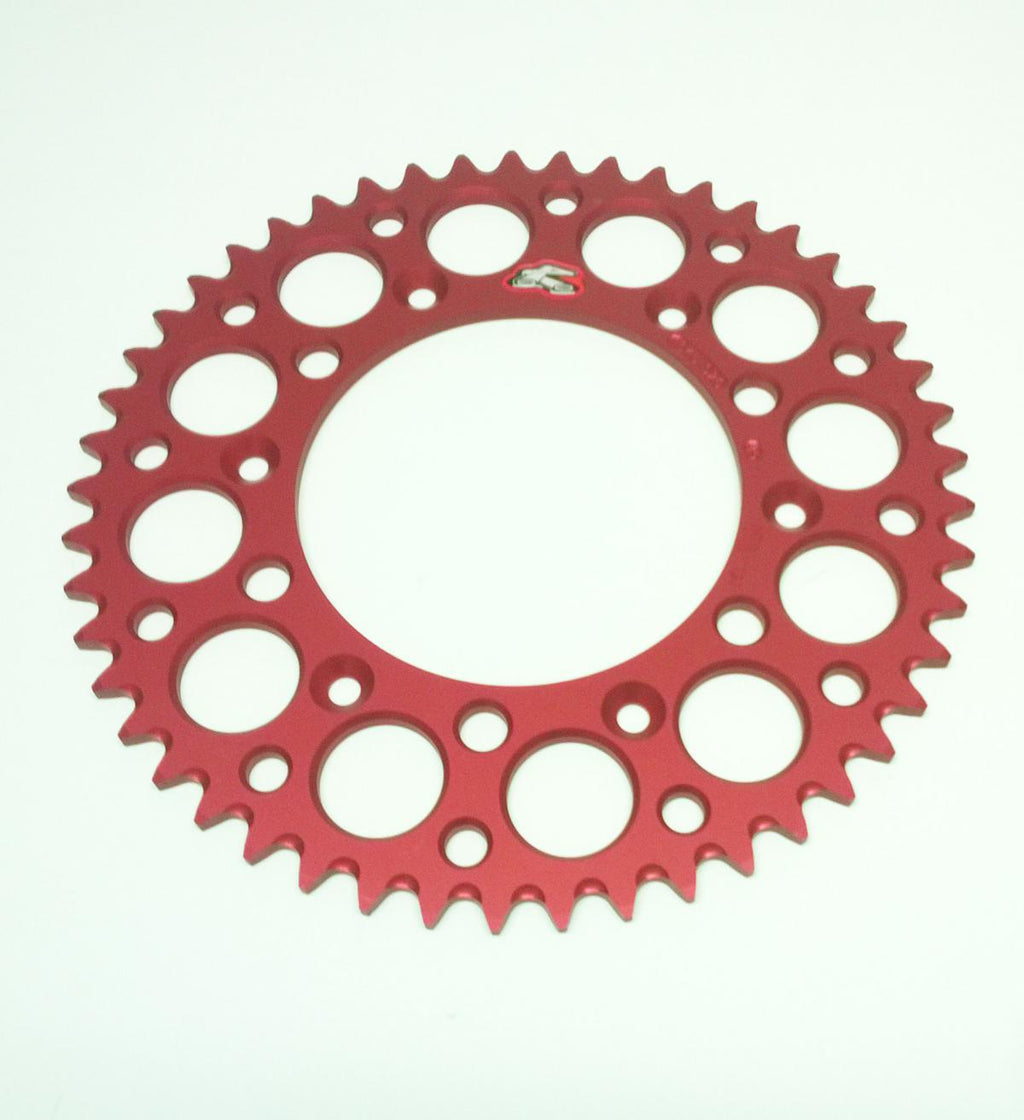 REAR SPROCKET ALLOY RENTHAL, ULTRALITE 154U-520-49GRRD RED, 154U-520-49GRRD