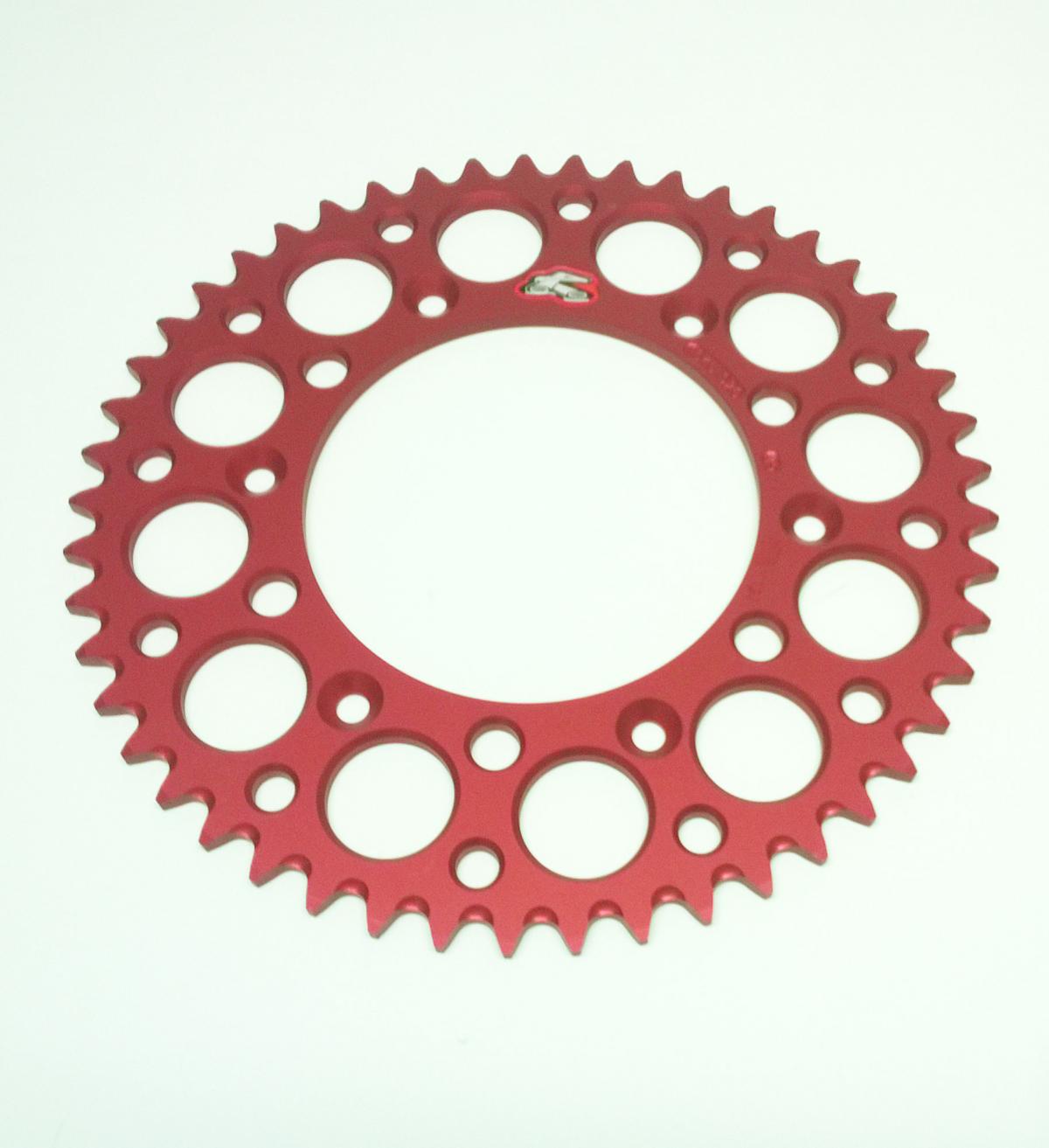 REAR SPROCKET ALLOY RENTHAL, ULTRALITE 154U-520-49GRRD RED, 154U-520-49GRRD