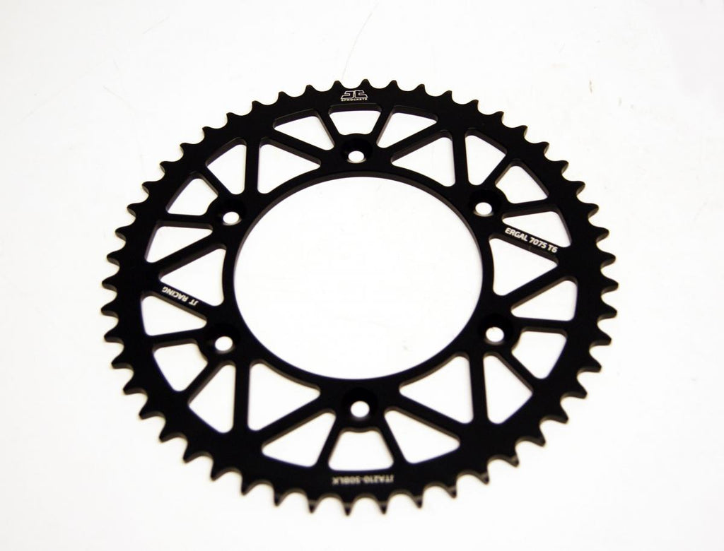 REAR SPROCKET JT RACERLITE BLACK, JT JTA210.50BLK 7075-T6 Aluminium