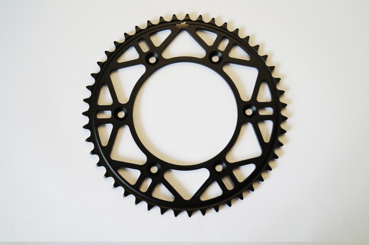 REAR SPROCKET VERTEX STEEL 210, VERTEX 892-210CBK53, BLACK, C45 STEEL