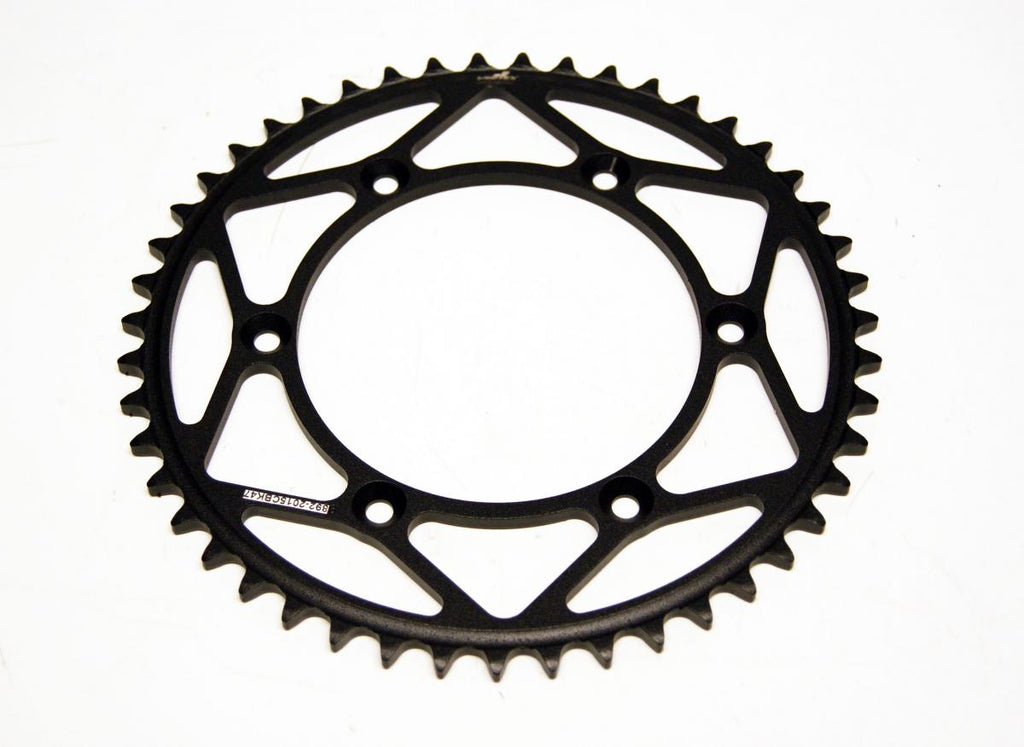 REAR SPROCKET VERTEX STEEL 251, VERTEX 892-2015CBK47, BLACK, C45 STEEL