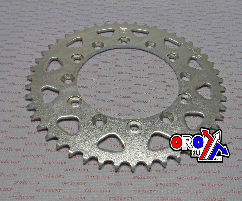 REAR SPROCKET STEEL JTR245/251 SILVER, DOUBLE DRILLED JTR245/2.48