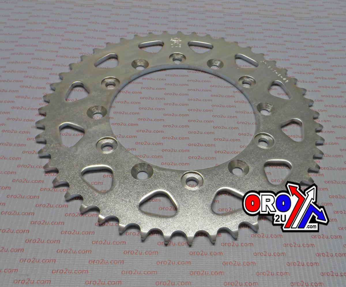 REAR SPROCKET STEEL JTR245/251 SILVER, DOUBLE DRILLED JTR245/2.48