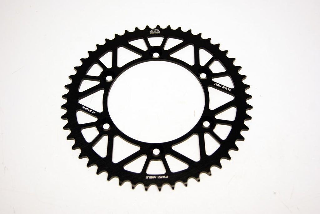 REAR SPROCKET ALLOY BLACK 251, JTA251.49BLK 7075-T6 Aluminium, SR251-49