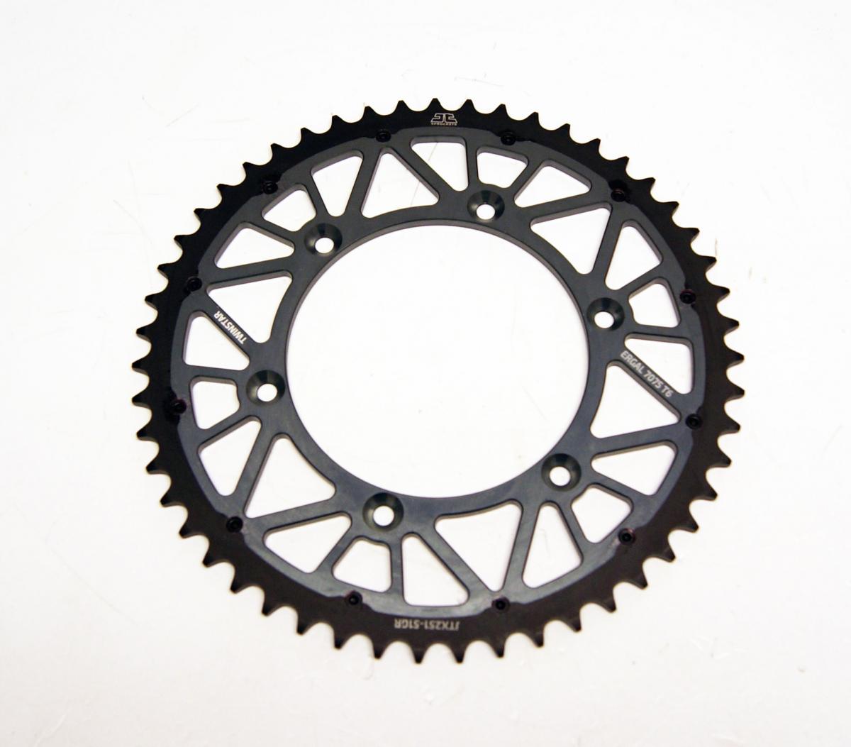 REAR SPROCKET TWINRING JTX251.51GR, TWINSTAR ALLOY & STEEL