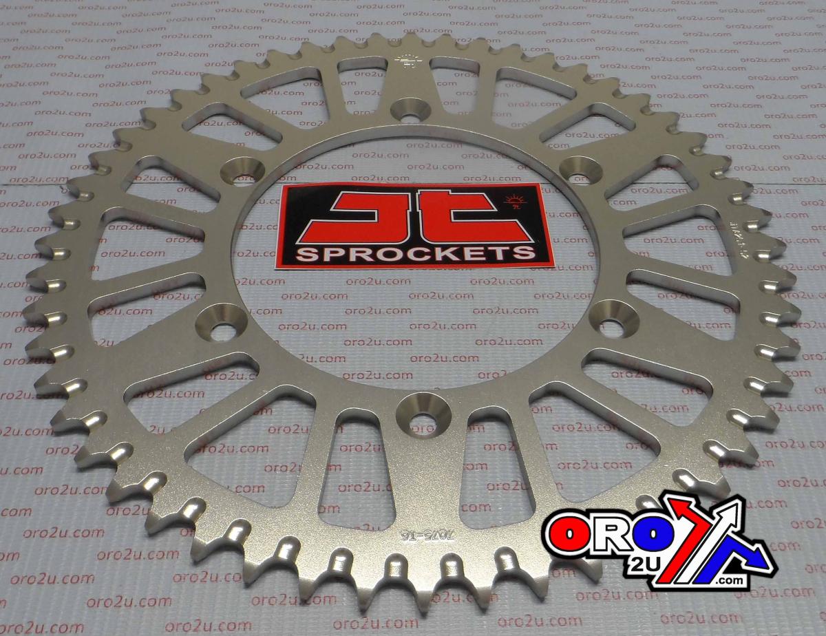 REAR SPROCKET ALLOY SILVER 251, JTA251.52 7075-T6 Aluminium