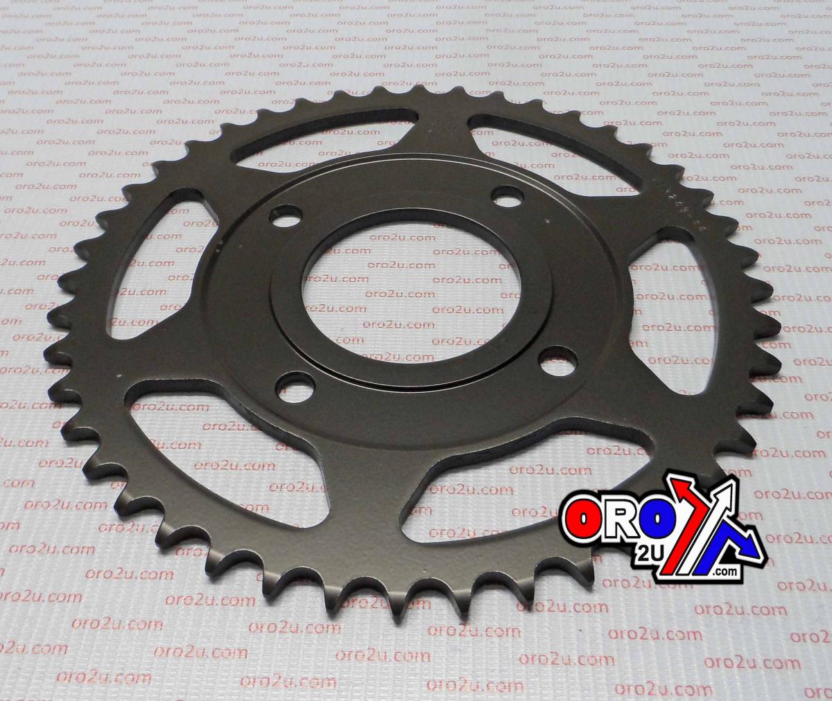 REAR SPROCKET JTR248.44 STEEL BLACK, HONDA ROAD JT