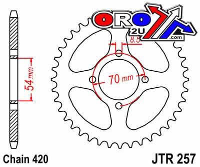 REAR SPROCKET JTR257.39 JT 420