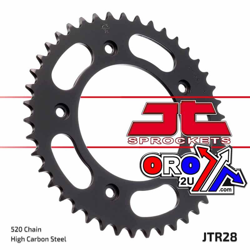 REAR SPROCKET STEEL JTR28.43, C49 High Carbon Steel 520