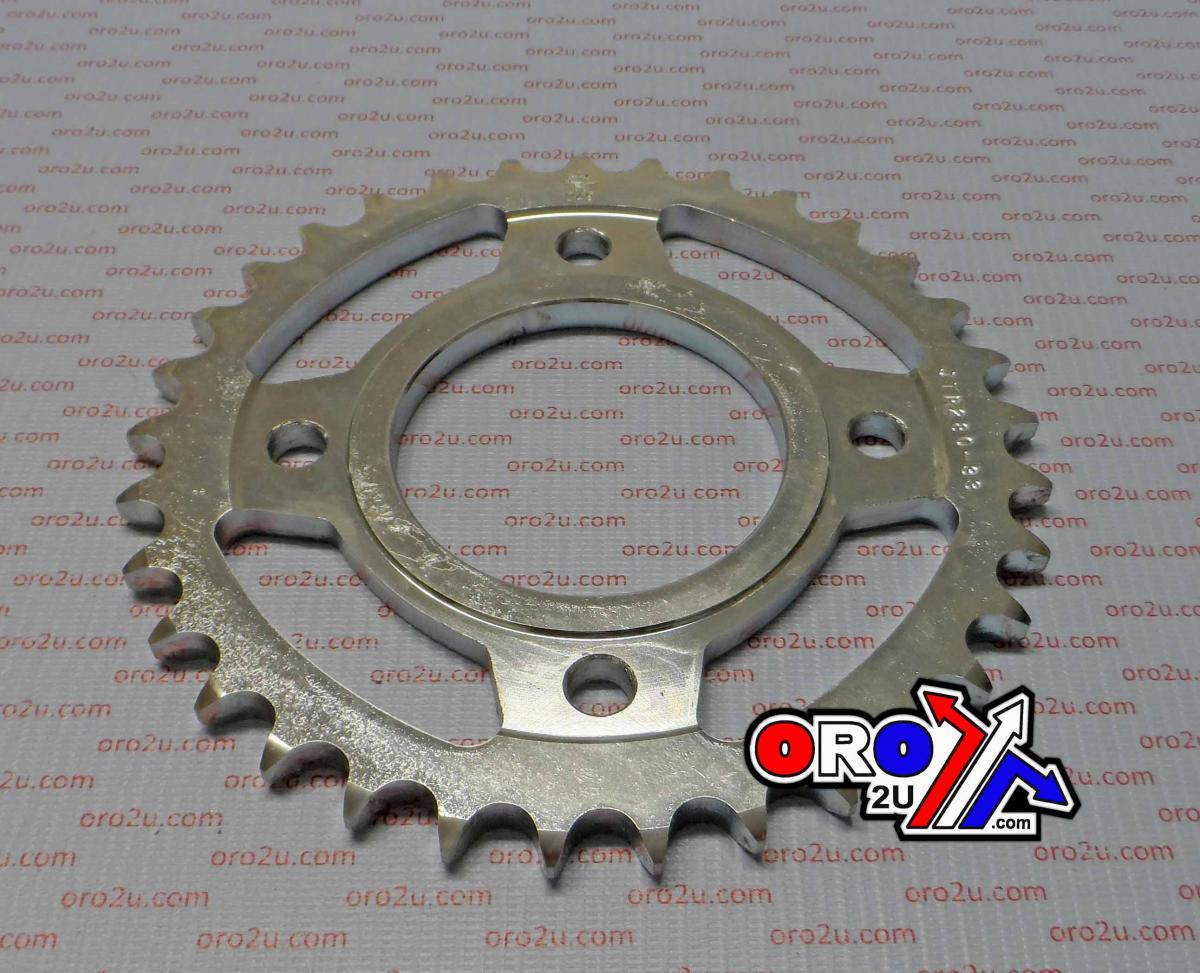 REAR SPROCKET JTR280.33 STEEL SILVER, HONDA ROAD JT
