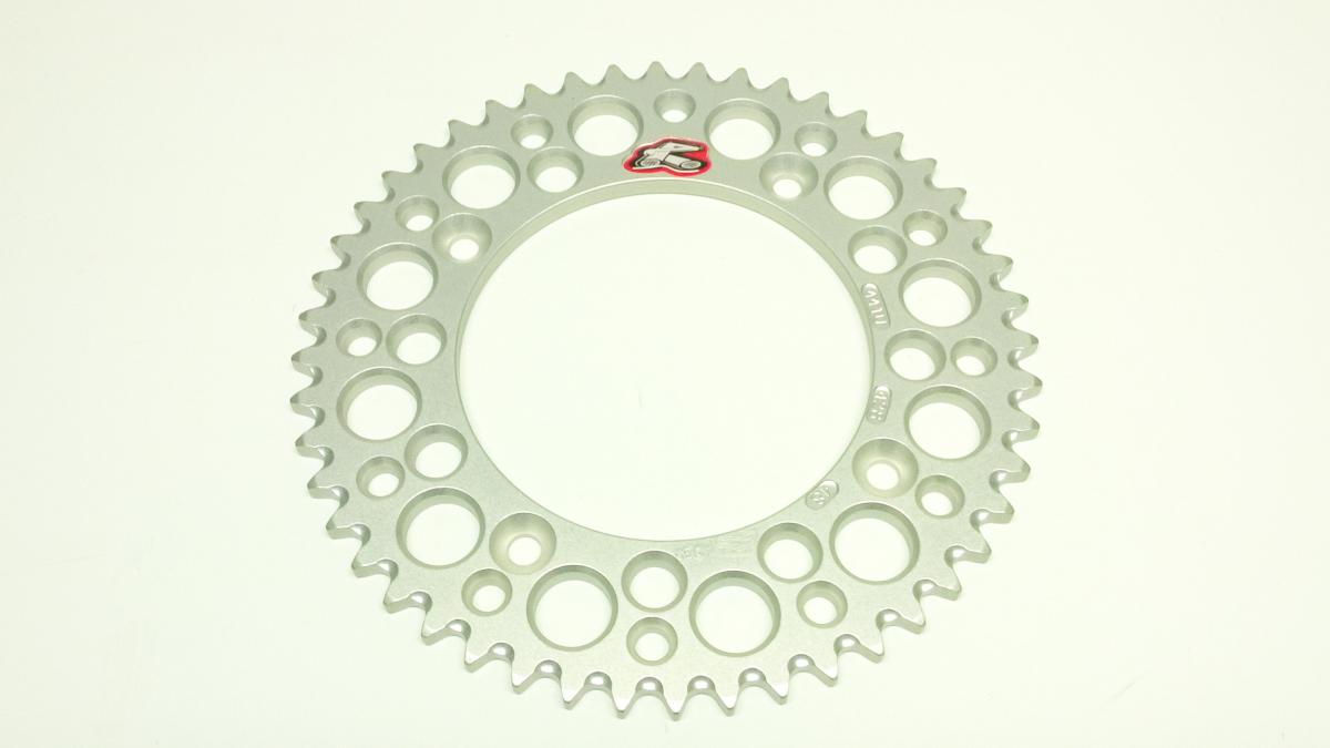 REAR SPROCKET ALLOY RENTHAL, ULTRALITE 441U-428-48GPSI SILVER, 441U-428-48GPSI