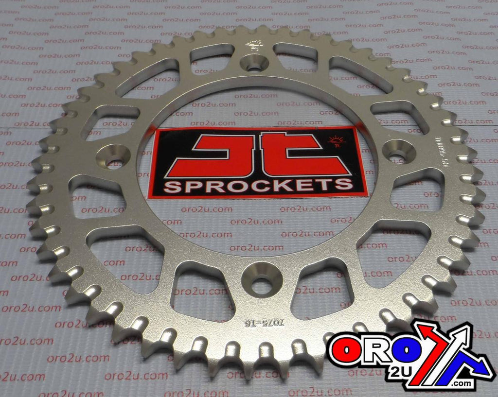 REAR SPROCKET ALLOY SILVER, JTA895.50 7075-T6 Aluminium
