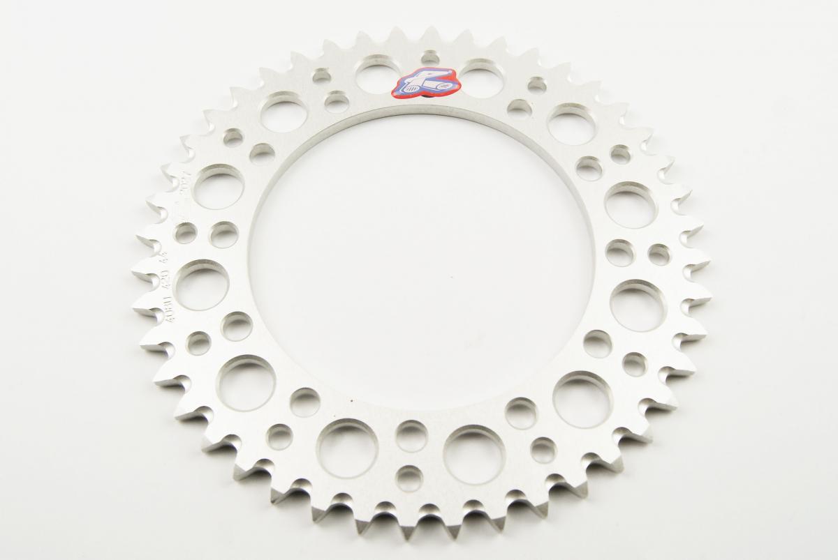 REAR SPROCKET ALLOY RENTHAL, ULTRALITE 408U-420-48GESI SILVER