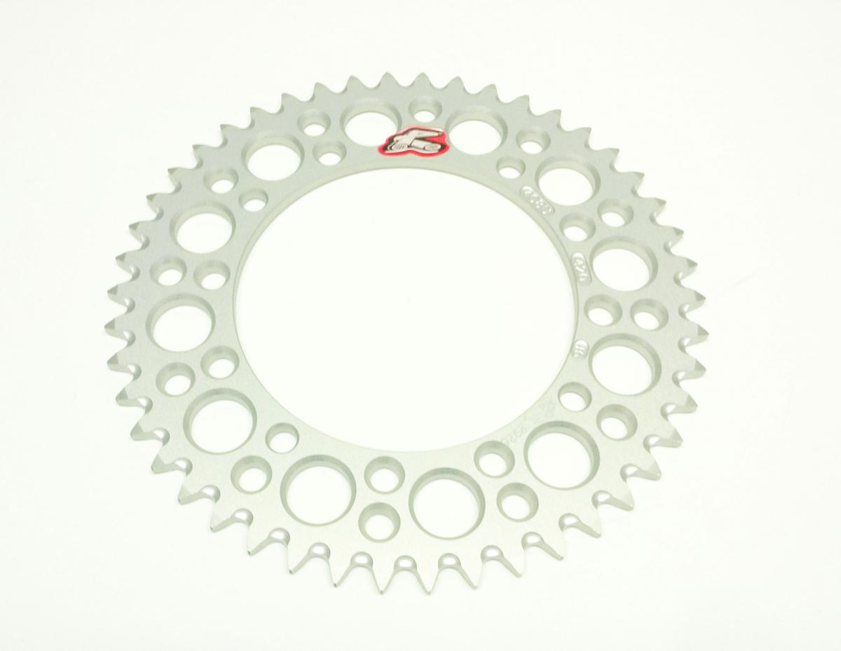REAR SPROCKET ALLOY RENTHAL, ULTRALITE 408U-420-46GESI SILVER
