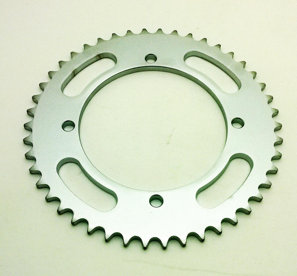 REAR SPROCKET STEEL 46 [JTR1465.46] 420, SILVER