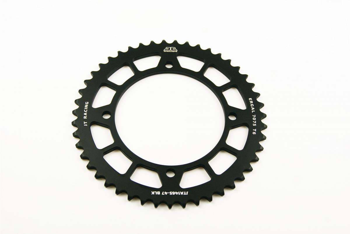 REAR SPROCKET ALLOY Black, JTA1465.47 7075-T6 Aluminium