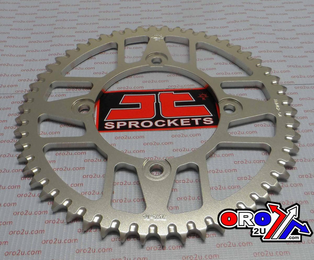 REAR SPROCKET ALLOY SILVER 462, JTA462.54 7075-T6 Aluminium, JTR456