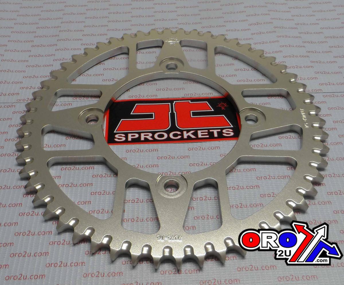 REAR SPROCKET ALLOY SILVER 462, JTA462.54 7075-T6 Aluminium, JTR456