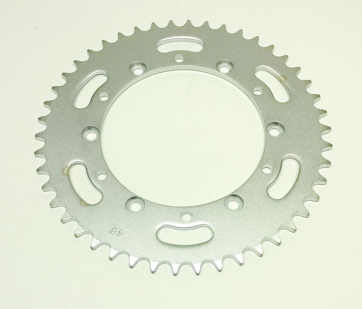 REAR SPROCKET STEEL 46 [JTR460.46] 520, SILVER