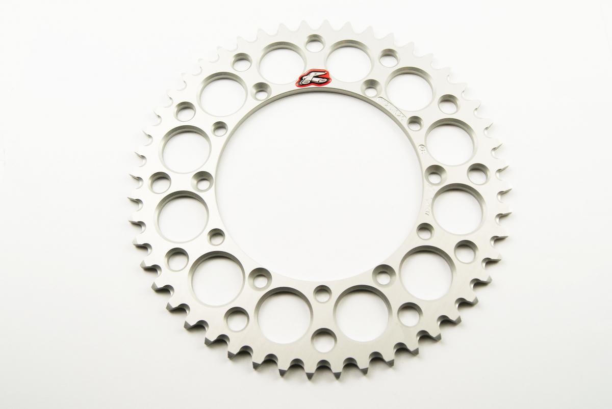 REAR SPROCKET ALLOY RENTHAL, ULTRALITE 112U-520-48GESI SILVER, 112U-520-48GESI