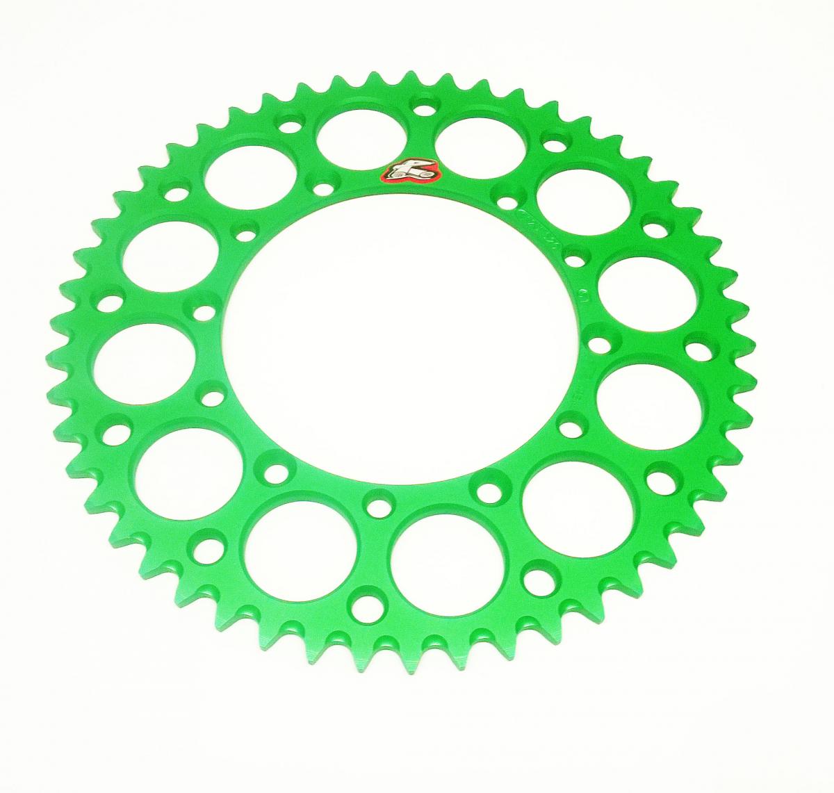 REAR SPROCKET ALLOY RENTHAL, ULTRALITE 112U-520-51GEGN GREEN, 112U-520-51GEGN