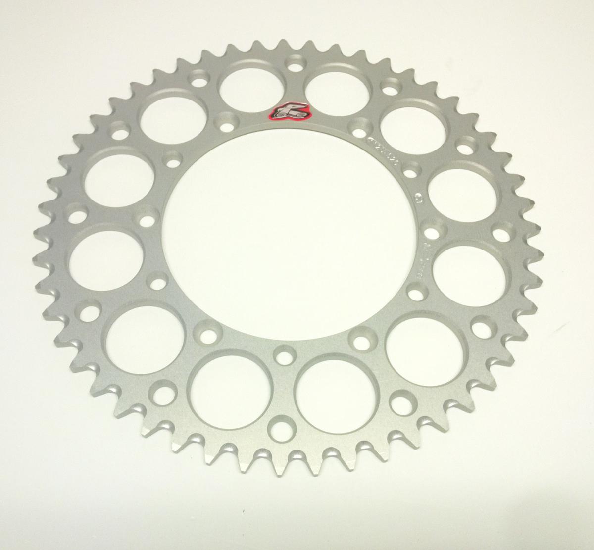 REAR SPROCKET ALLOY RENTHAL, ULTRALITE 112U-520-51GESI SILVER