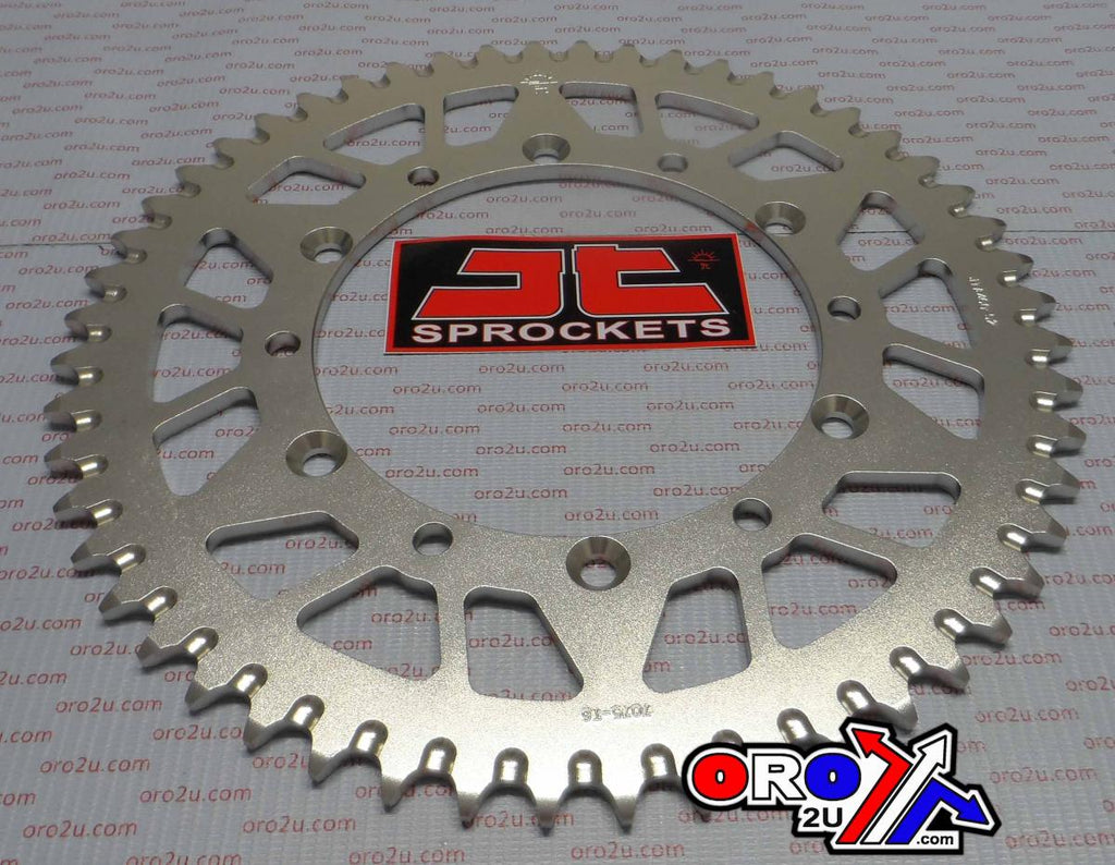 REAR SPROCKET ALLOY SILVER 460, JTA460.52 7075-T6 Aluminium
