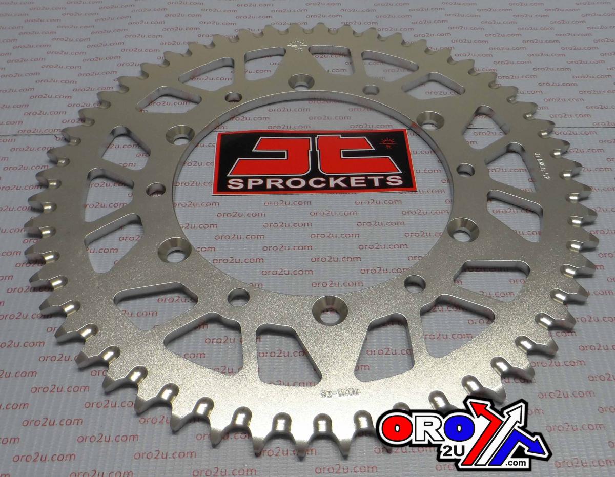 REAR SPROCKET ALLOY SILVER 460, JTA460.52 7075-T6 Aluminium