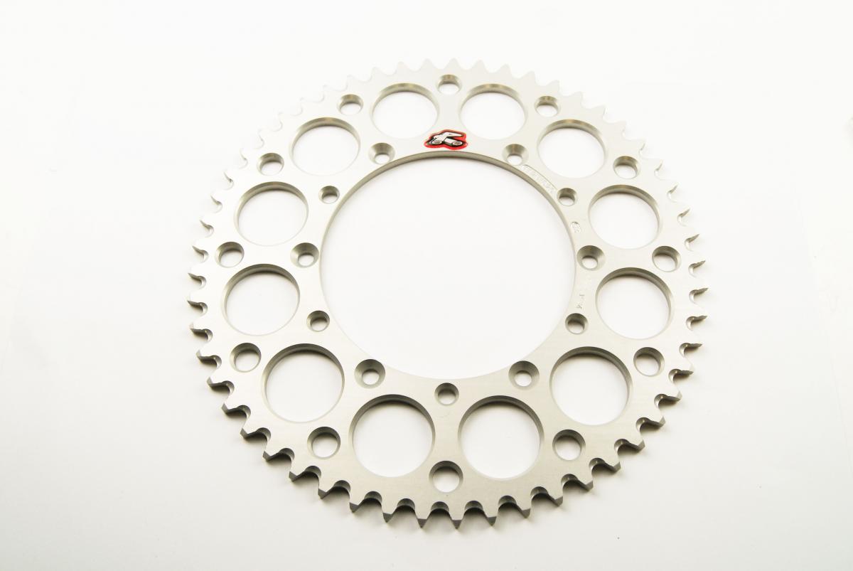 REAR SPROCKET ALLOY RENTHAL, ULTRALITE 112U-520-53GESI SILVER, 112U-520-53GRSI