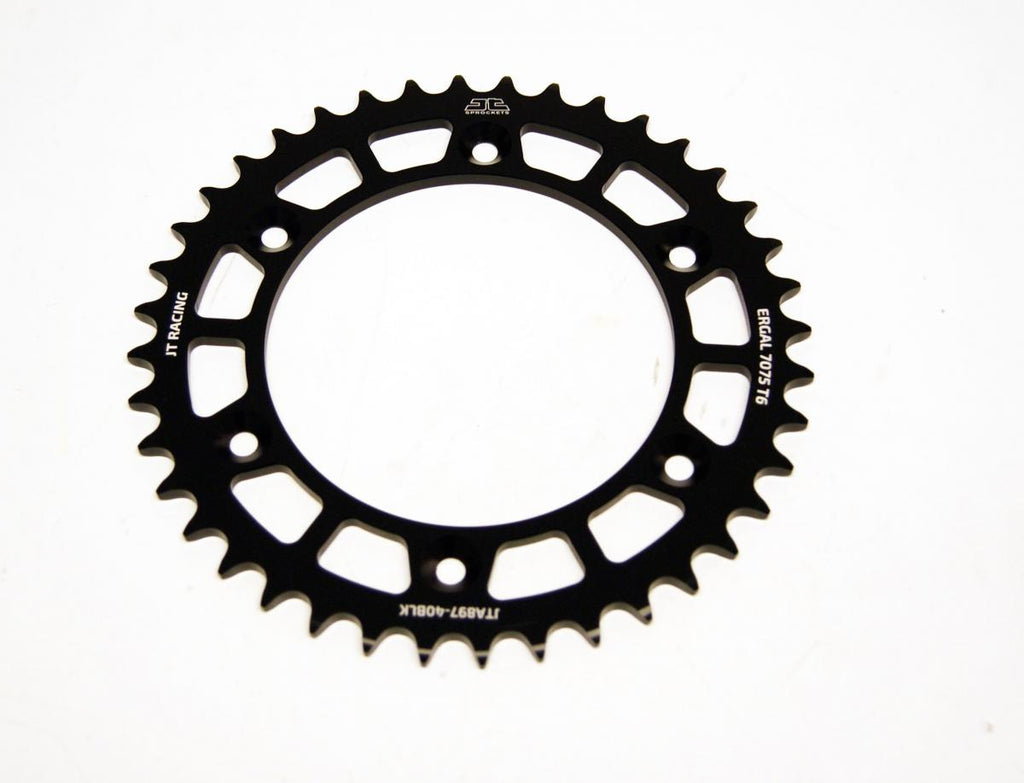 REAR SPROCKET JTA478.40BLK ALLOY, CHAIN 520 (7075-T6 Aluminium)