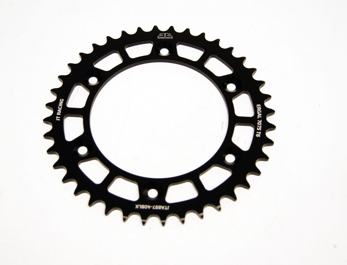 REAR SPROCKET JTA478.40BLK ALLOY, CHAIN 520 (7075-T6 Aluminium)