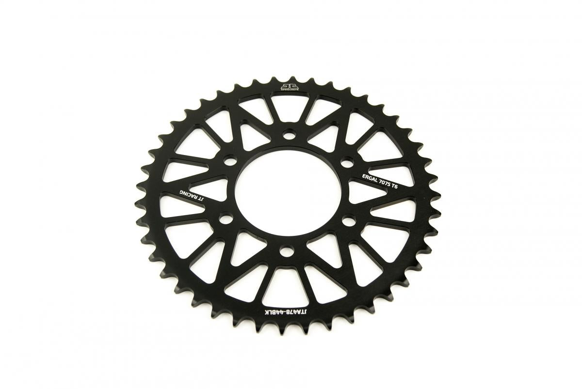 REAR SPROCKET JTA478.44BLK ALLOY, CHAIN 520 (7075-T6 Aluminium)