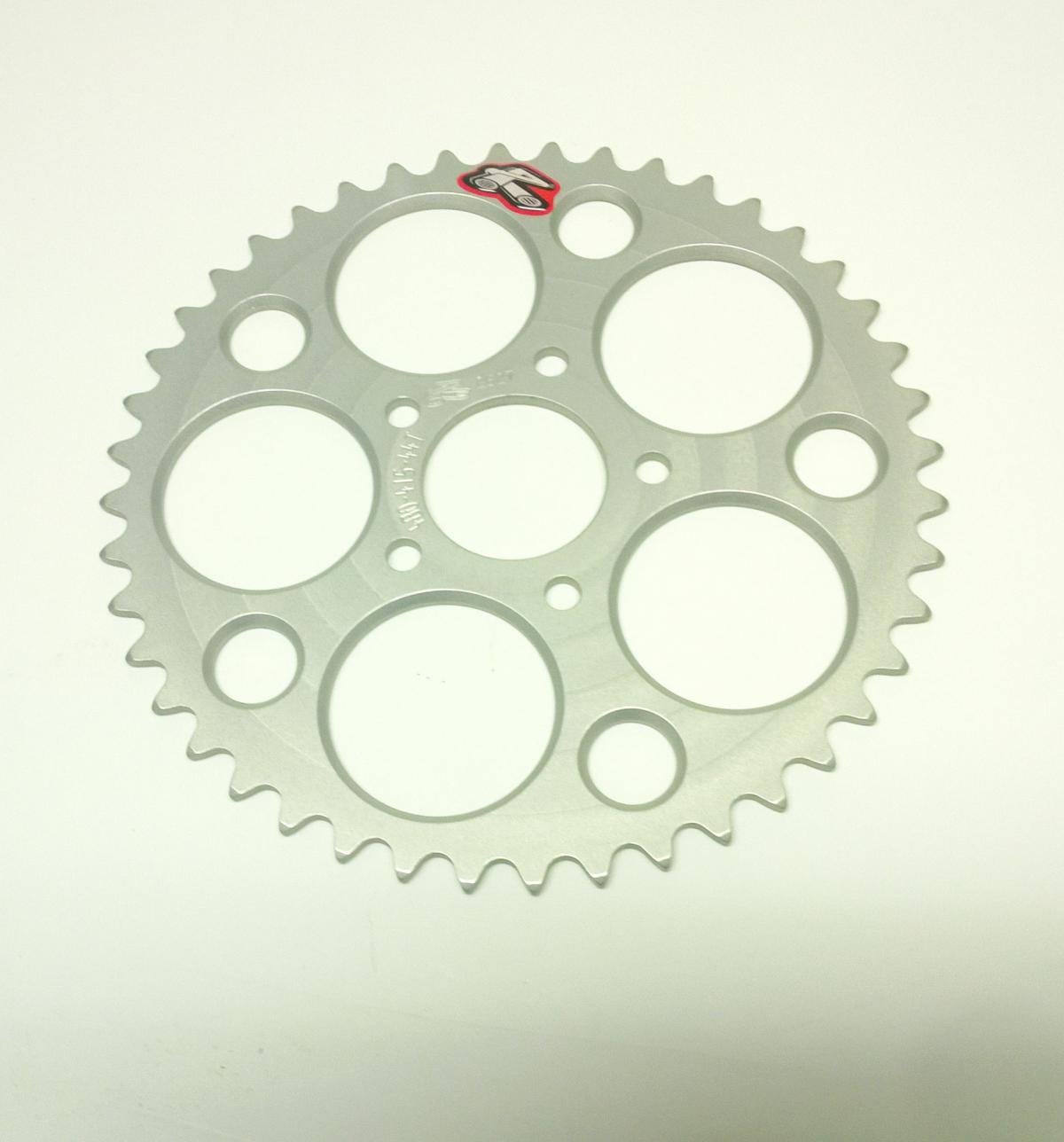 REAR SPROCKET RENTHAL 480, KTM 50 2010-2013 44T SILVER, 480--415-44P-SI