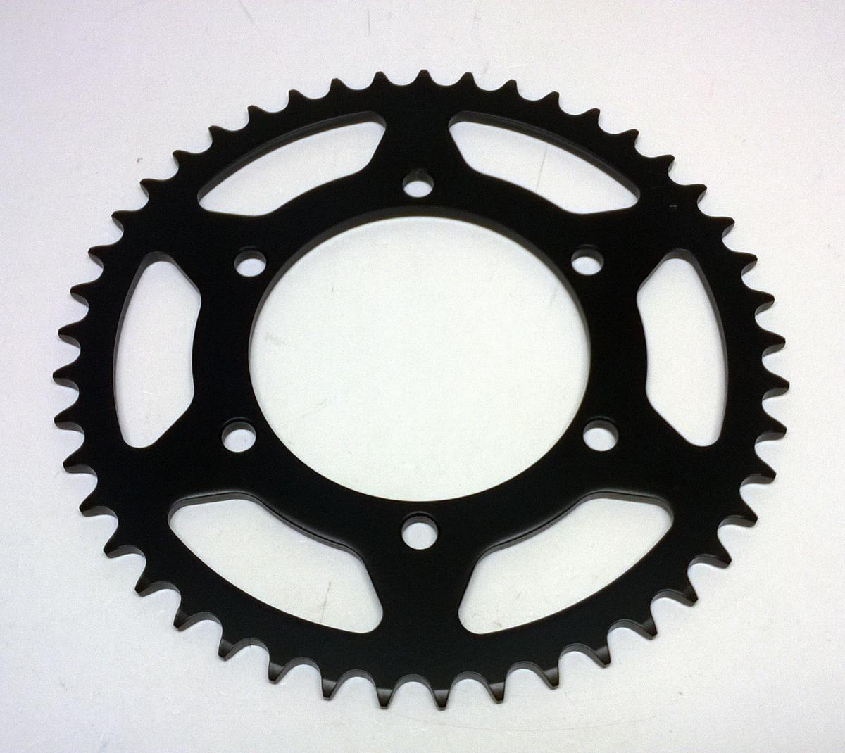 REAR SPROCKET STEEL JTR486.45 BLACK, HONDA ROAD JT