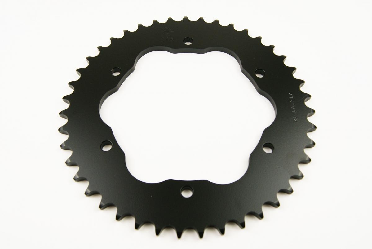 REAR SPROCKET STEEL JTR761.43, DUCATI ROAD CHAIN TYPE 525
