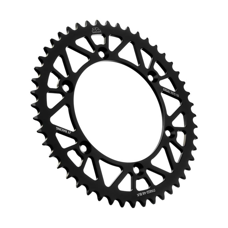 REAR SPROCKET ALLOY BLACK 822, JTA822.44BLK 7075-T6 Aluminium