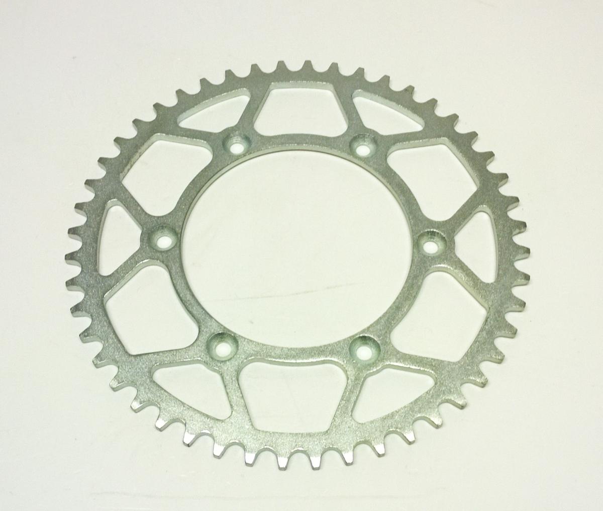 REAR SPROCKET STEEL HARD LIGHT SILVER SR808-48.S 11H-402-48