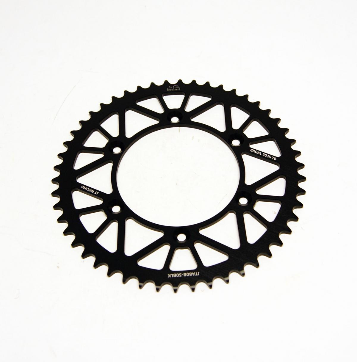 REAR SPROCKET ALLOY BLACK 808, JTA808.50BLK