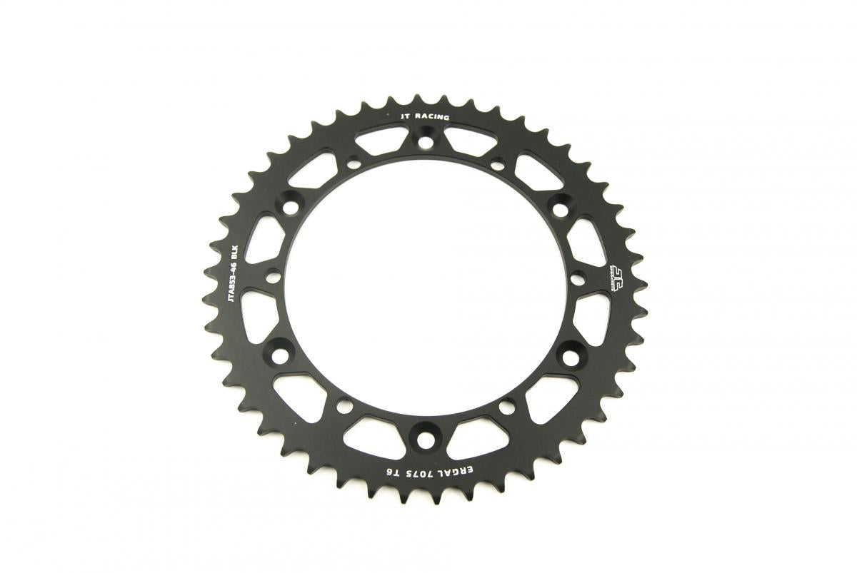 REAR SPROCKET ALLOY BLACK, JTA853.46BLK 7075-T6 Aluminium
