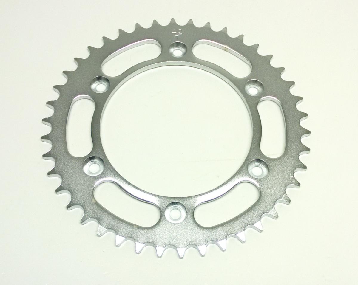 REAR SPROCKET STEEL 42 [JTR897.42] 520, SILVER