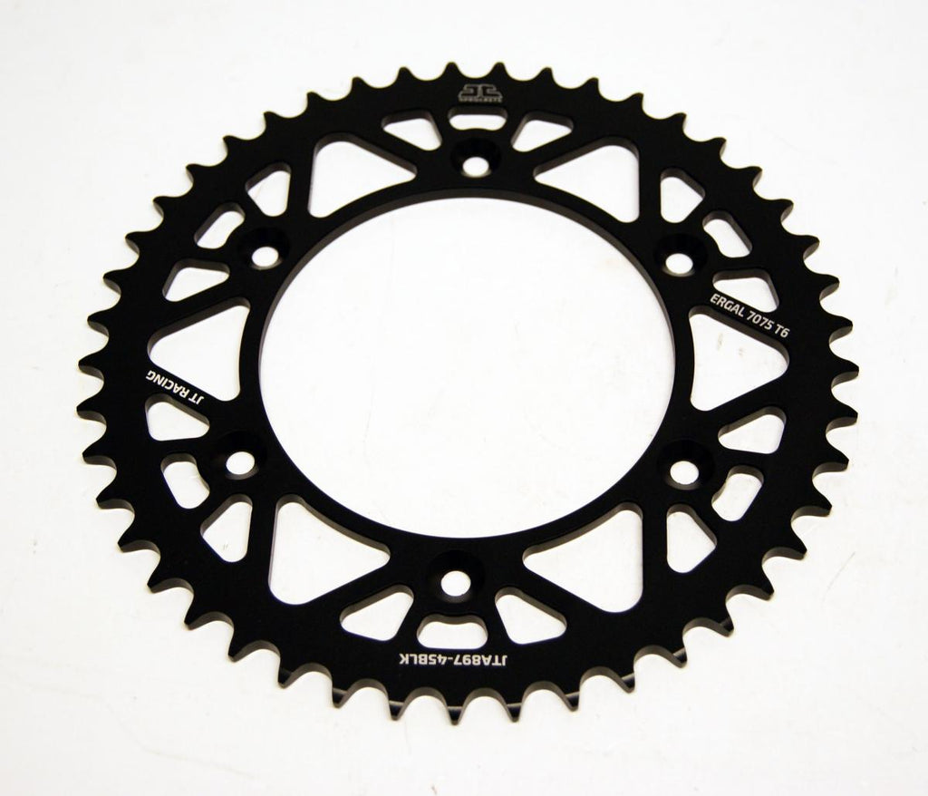 REAR SPROCKET ALLOY BLACK, JTA897.45BLK