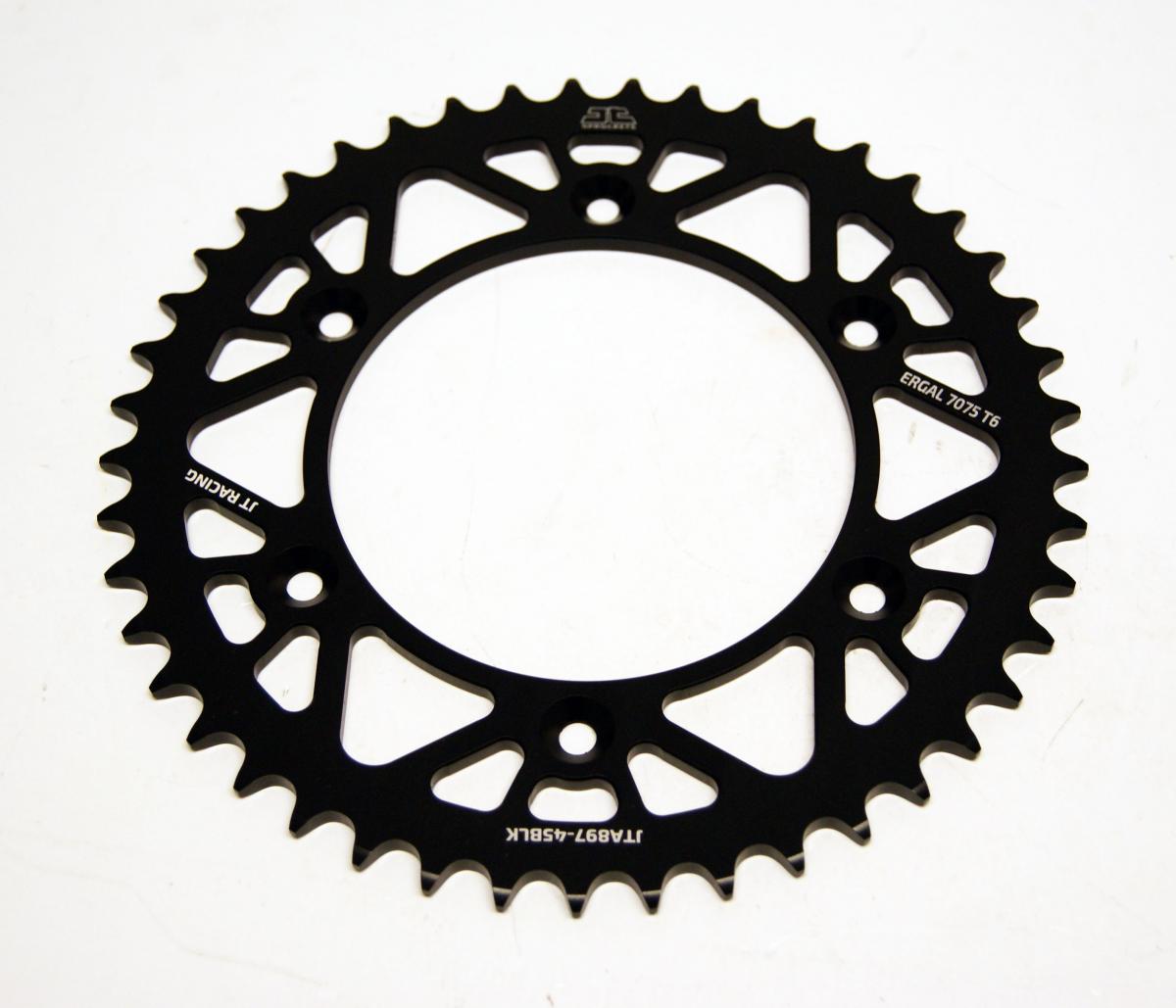 REAR SPROCKET ALLOY BLACK, JTA897.45BLK