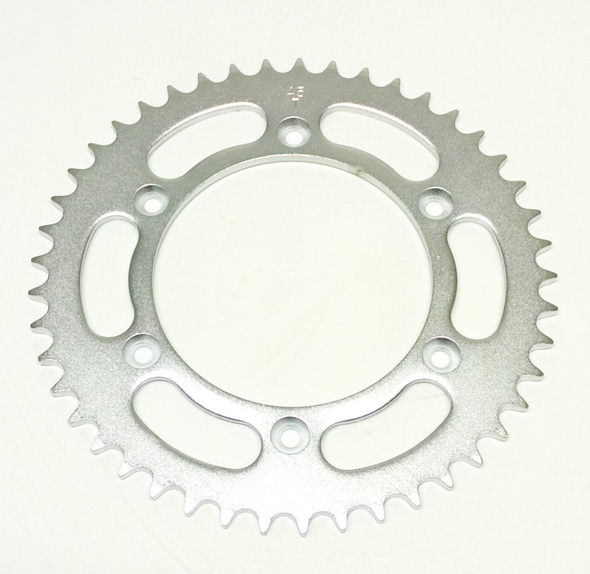 REAR SPROCKET STEEL 45 [JTR897.45] 520, SILVER